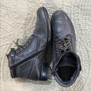 Comfy sturdy walking ankle boots by Naot